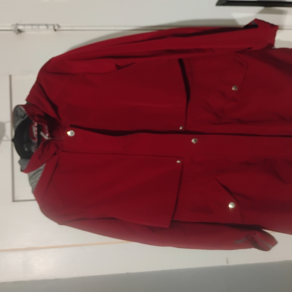 Nautica Burgundy Hooded Jacket